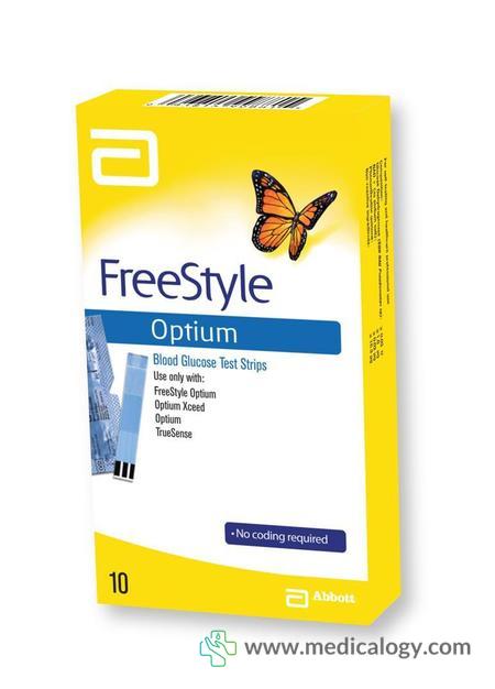 harga Abboth Freestyle Optium Strip Cek Keton Alat Cek Gula Darah Isi 10