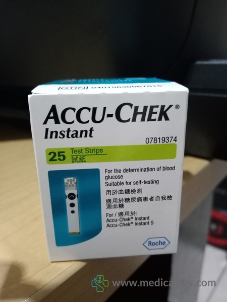 harga Accu Chek Instant Strip Cek Gula Darah isi 25