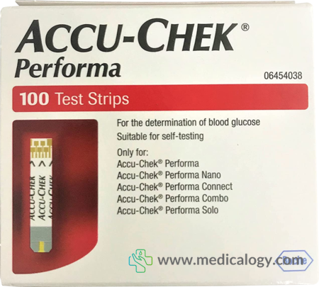 jual Accu Chek Performa Strip Alat Cek Gula Darah Isi 100