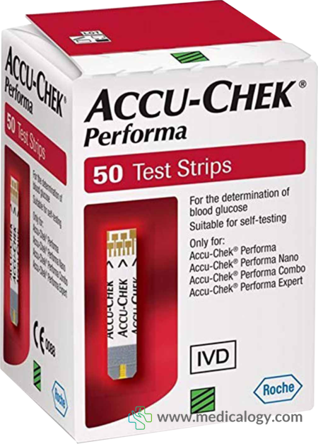 harga Accu Chek Performa Strip Alat Cek Gula Darah Isi 50