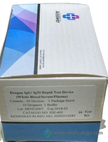 harga ANSWER Dengue IgG IgM Device 10T