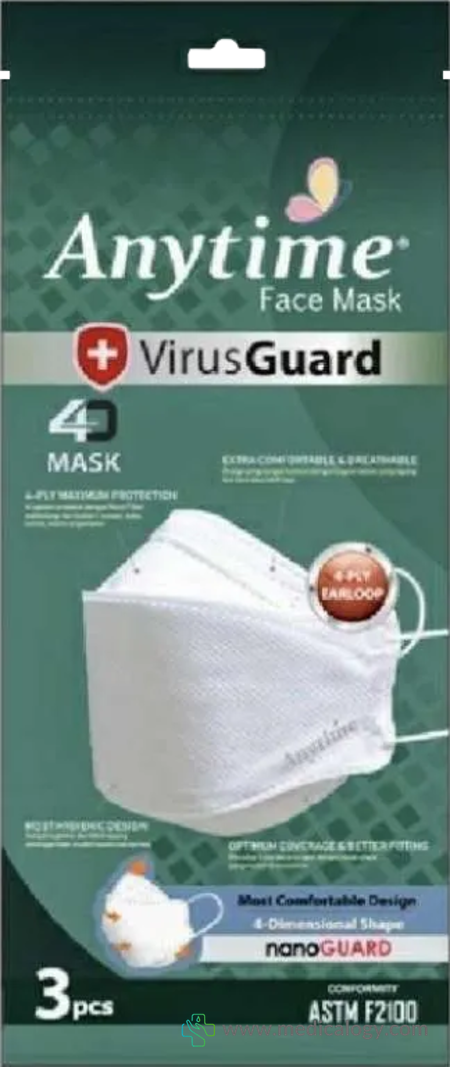 harga ANYTIME VIRUSGUARD 4D-4P 3s-BLACK