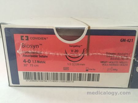 harga Biosyn 4-0 Violet 70 cm Taper Point 1/2 Circle 26 mm (Urologi/Usus)