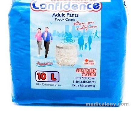 harga Confidence Popok Celana Size L Isi 10