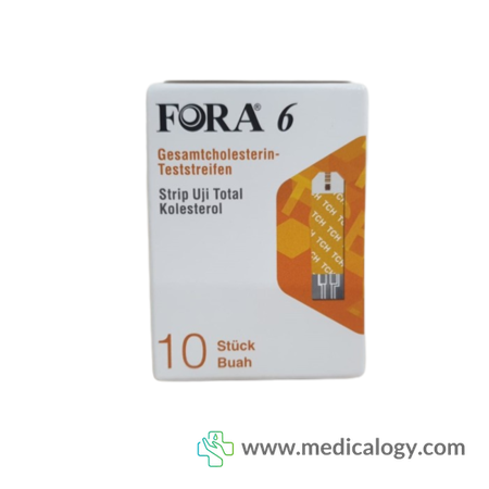 harga Fora Strip Kolesterol / Cholesterol Test Strip Isi 10 untuk Kolestrol