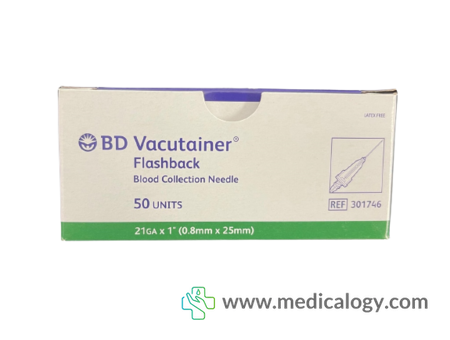 harga HOSLAB BLOOD Collection Needle Flasback Needle 21G 1" Vacutainer Needle