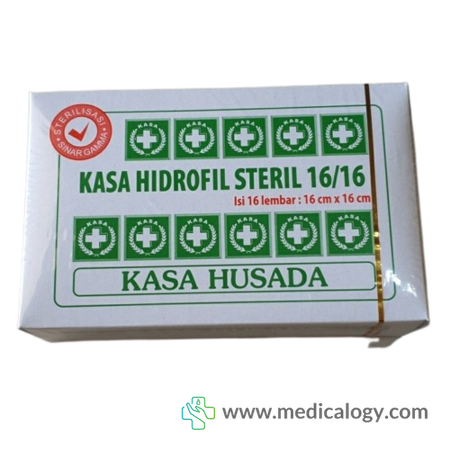 jual Kasa Hidrofil Sterile 16 x 16 cm Merk Husada