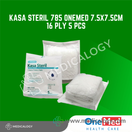 harga Kasa Steril 7165 LD OneMed 7.5x7.5cm 16 Ply 5 Pcs