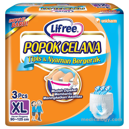 harga Lifree Popok Celana Size XL Isi 3