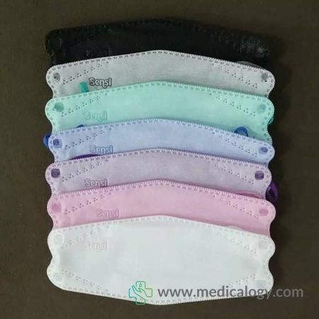 harga Masker Convex Sensi Mix 5 Warna isi 20 Masker Anti Pengap Model Evo