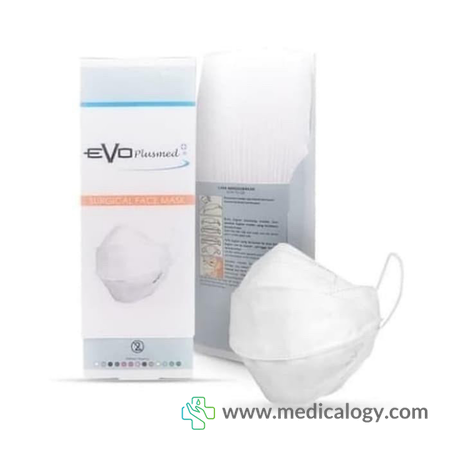 harga Masker EVO Plusmed isi 25 3ply Warna Putih