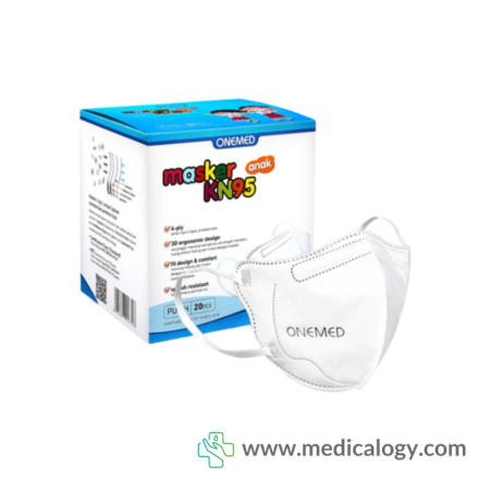 harga Masker KN95 Anak White Onemed Isi 20