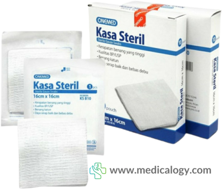 jual Onemed Kasa Steril 16x16 cm Per Pack isi 10 KS B10