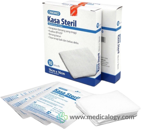 beli Onemed Kasa Steril 16x16 cm Per Pack isi 10 KS B10