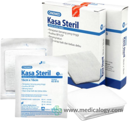 harga Onemed Kasa Steril 16x16 cm Per Pack isi 10 KS B10