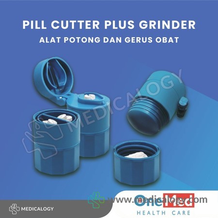 harga Pill Cutter Plus Grinder Alat Pemotong dan Penggerus Penghancur Obat Onemed