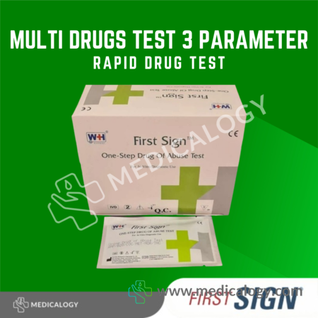 harga Rapid Drugs Test Merk First Sign Multi Drug Test 3 Parameter isi 25 Test