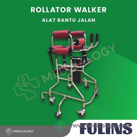 harga Rollator Walker Dewasa Fulins / Alat Bantu Jalan