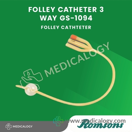 harga Romsons Foley Catheter 3 Way GS-1094 Selang Kencing Urin Kateter Size 20 Per pcs