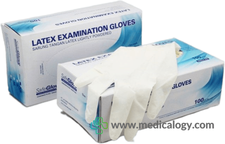 harga SafeGlove Sarung Tangan Latex isi 50 Pasang Size S