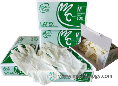 harga Sarung Tangan Latex Medicare Size M isi 50 Pasang