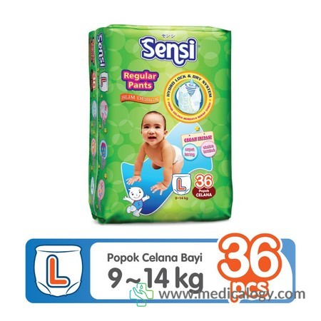 harga Sensi Pant Diaper Popok Celana Bayi Size L Ecer Satuan