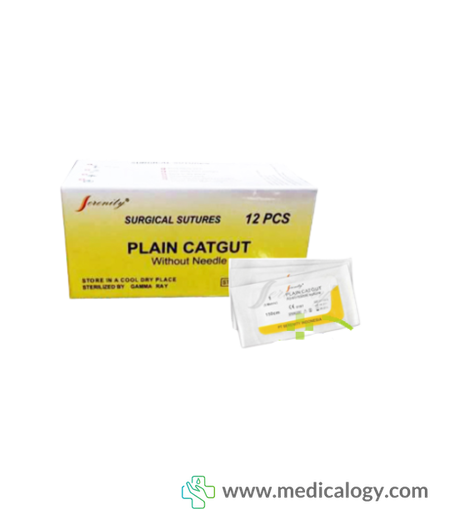 harga SERENITY Benang Catgut Plain 2/0 with needle metric 3,5_12ea