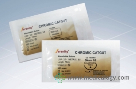 harga SERENITY Chromic Catgut + Needle  2/0