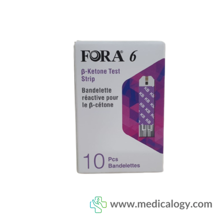 harga Strip Ketone / Keton Test Strip FORA Plus Box isi 10 Strip