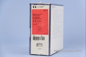 jual Biosyn 5-0 Undyed 75 cm Reverse Cutting 3/8 Circle 19 mm (Kulit)