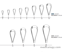 jual Dimeda Cesarean Section Set SIMS Curette rig.Sharp 8mm/Fig.2, 31cm