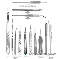 jual Dimeda Curettage Set  Scalpel Handle No. 3 L Angled