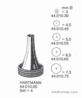 jual Dimeda Mastoidectomy Set HARTMANN Ear Specula Set, for Adults Inside Non-reflective, Outside Mirror Finish Chromium Plated,FFig.1 - Fig.4