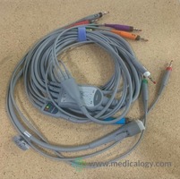 EDAN 01.57.471499 Cable 12 Lead 4mm Banana, AHA, for ECG SE-1200 & 1200 Express