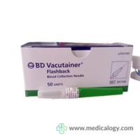 jual HOSLAB BLOOD Collection Needle Flasback Needle 21G 1/2" Vacutainer Needle