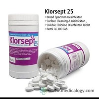 jual Klorsept 25 Antiseptik Tablet Desinfektan Per Tube isi 300 Tablet