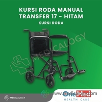 jual Onemed Kursi Roda Manual Transfer 17 - Hitam 