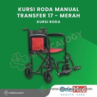 jual Onemed Kursi Roda Manual Transfer 17 - Merah