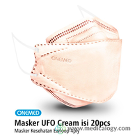 Onemed Masker Medis UFO Isi 20 Pcs Cream