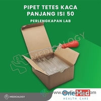  Pipet Tetes Kaca Panjang OneMed Box Isi 50pcs