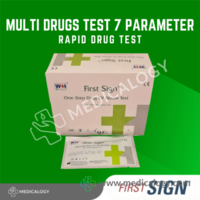 jual Rapid Drugs Test Merk First Sign Multi Drug Test 7 Parameter isi 25 Test