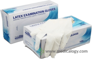 jual SafeGlove Sarung Tangan Latex isi 50 Pasang Size L