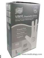 jual Sensi Sarung Tangan Vinyl Size M isi 40 pcs