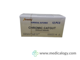 jual SERENITY Chromic Catgut tanpa Needle 3/0