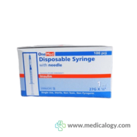 Spuit 1 cc Insulin OneMed per Box isi 100 pcs