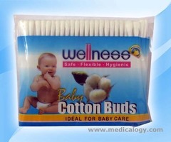 Wellness Cotton Buds Baby Kapas Refil 100's Cleansing Swabs