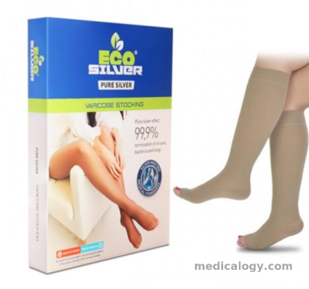 harga Varicose Stocking Knee - Open Toe 4550 Beige Size 4